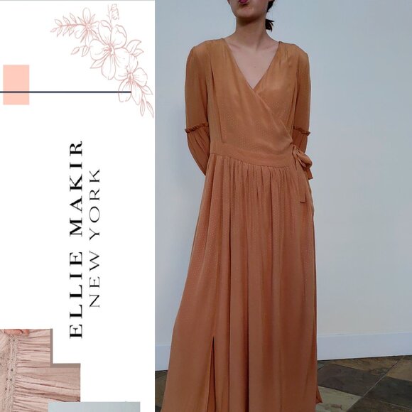 Ellie Makir Grey High-Low Dress main image 1